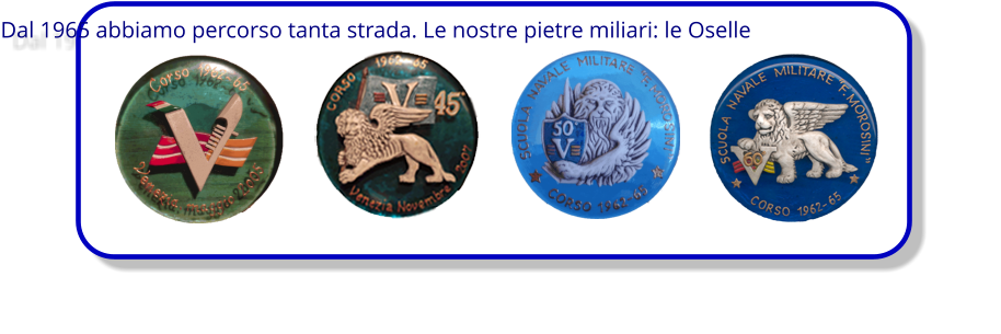 Dal 1965 abbiamo percorso tanta strada. Le nostre pietre miliari: le Oselle