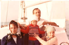 Tutta la famiglia in barca