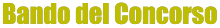 Bando del Concorso