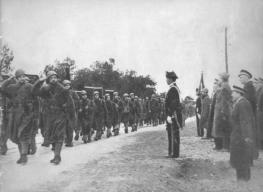 Maggio 1944 - Di ritorno da Cassino. Il STV Parziale comanda un Plotone del Battaglione Bafile del Regimento San Marco