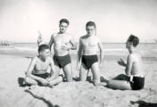 01-08-1940 Cesare Ott con Guglielmo Santarnechi, Giuseppe Rondoni e Federico Rizzi